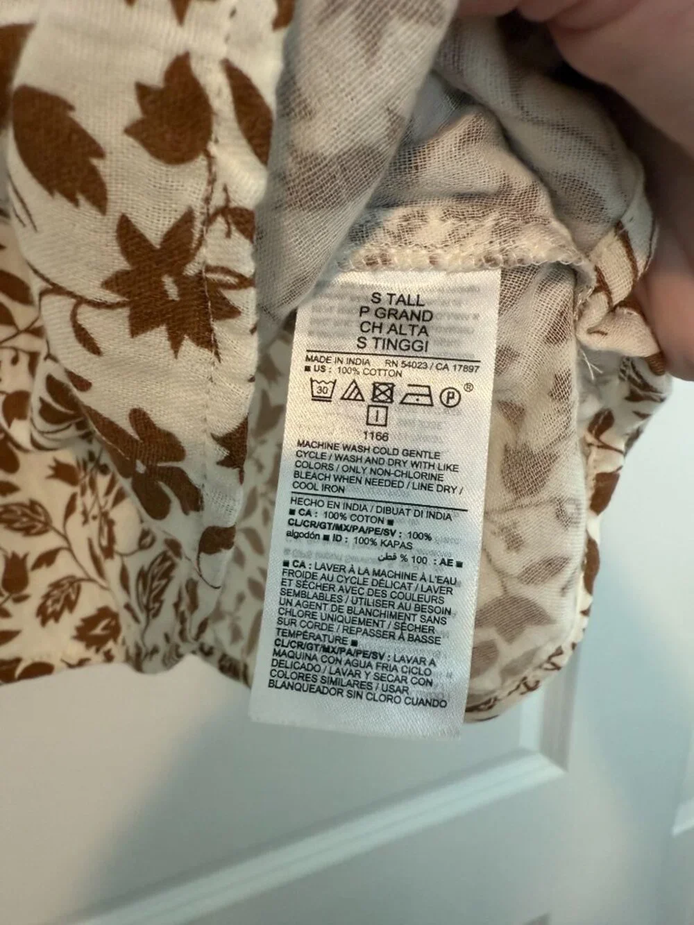 Old Navy Women's Blouse Long Puff Sleeves Size S Tall Good Condition